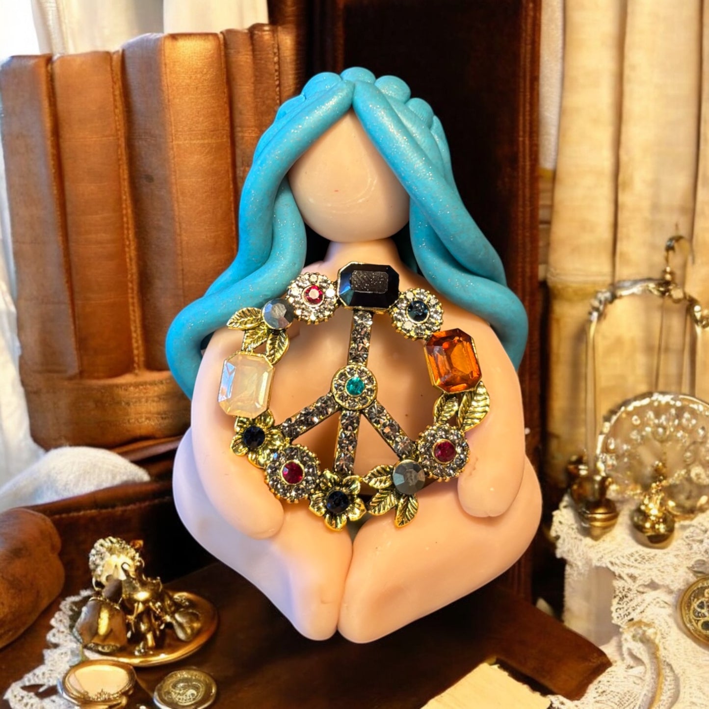 Vintage Peace Goddess