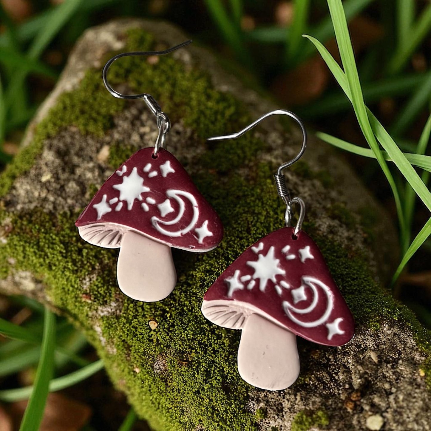 Boho Mushrooms-red