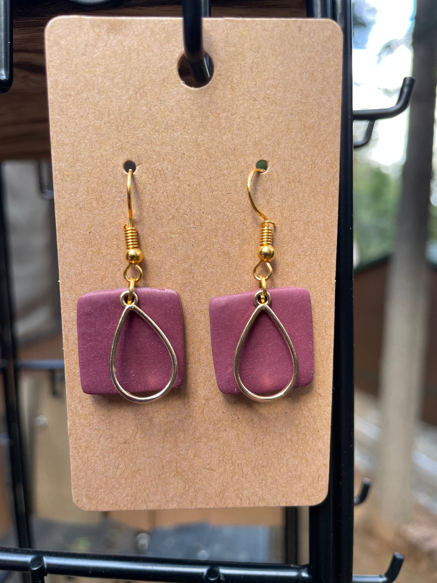 Boho earth tone earrings