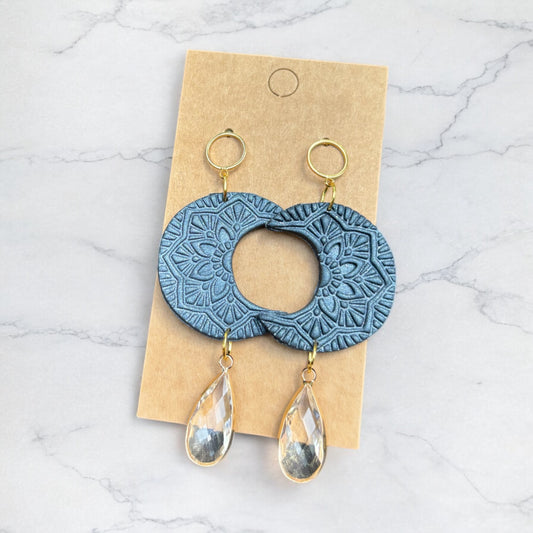 Boho Moon Dangle Earrings