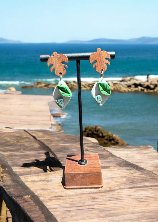 Tropical Greenery Earrings