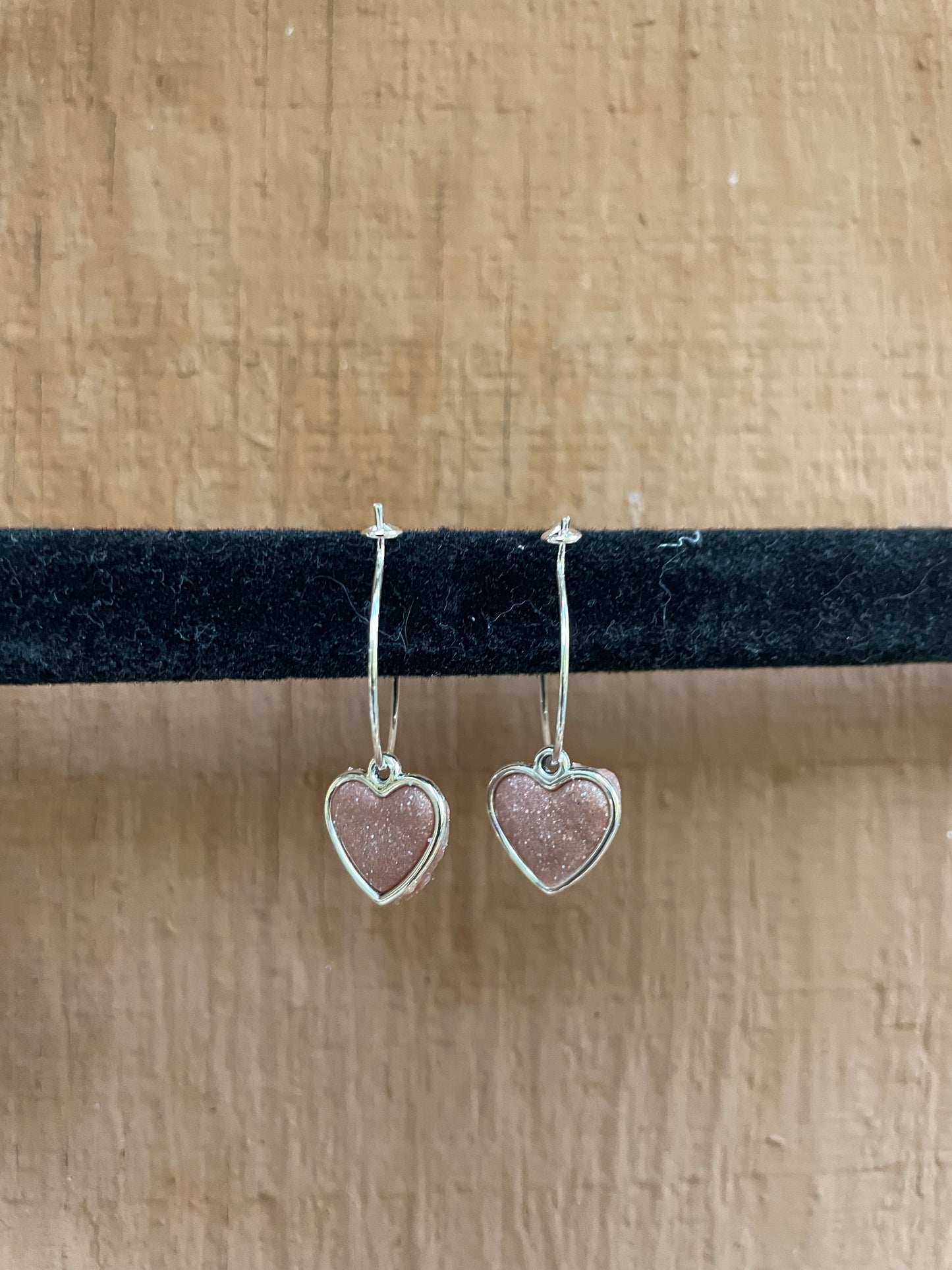 Rose gold hearts