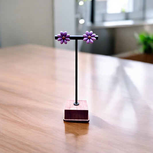 Purple flower posts