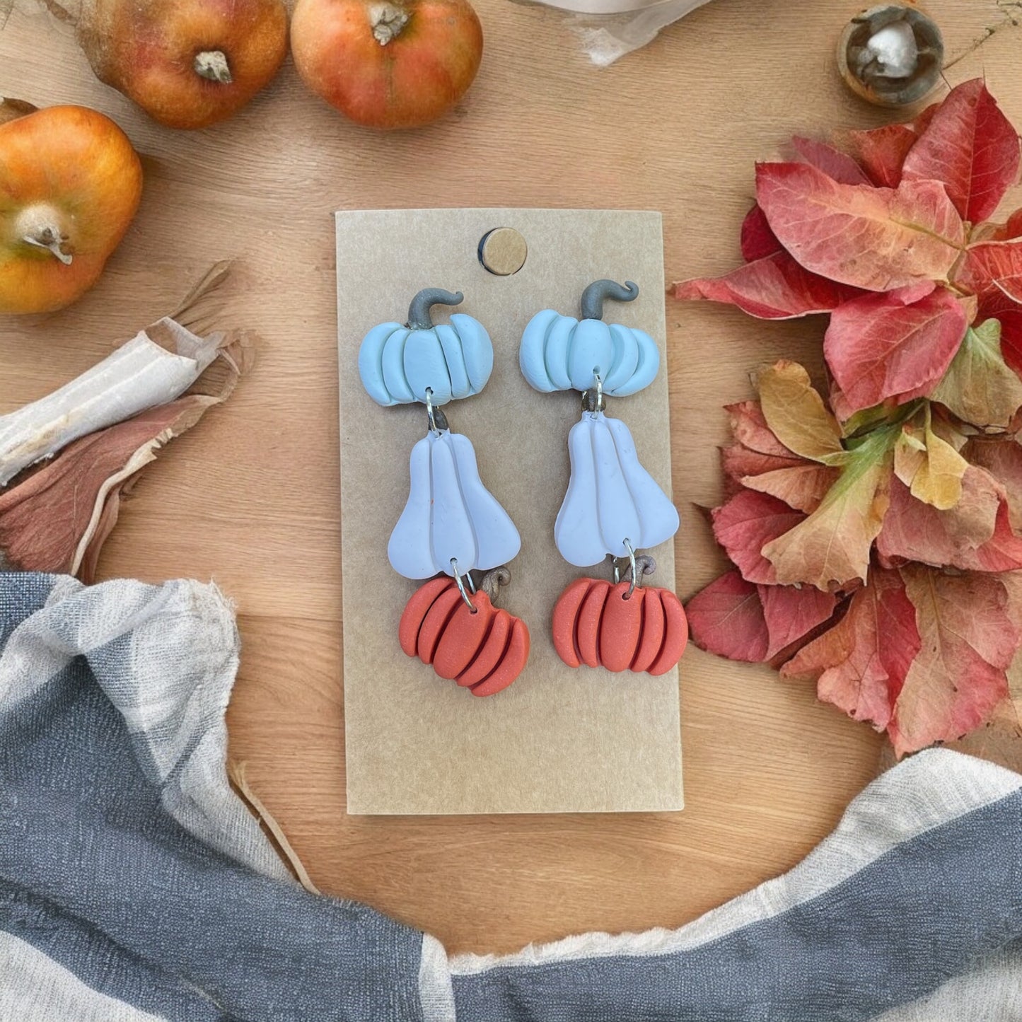 Everything pumpkin earrings